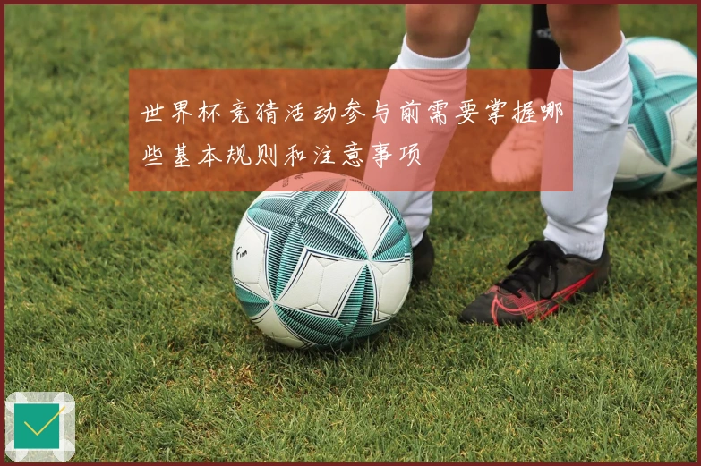 世界杯竞猜活动参与前需要掌握哪些基本规则和注意事项