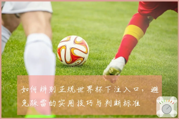 如何辨别正规世界杯下注入口，避免踩雷的实用技巧与判断标准